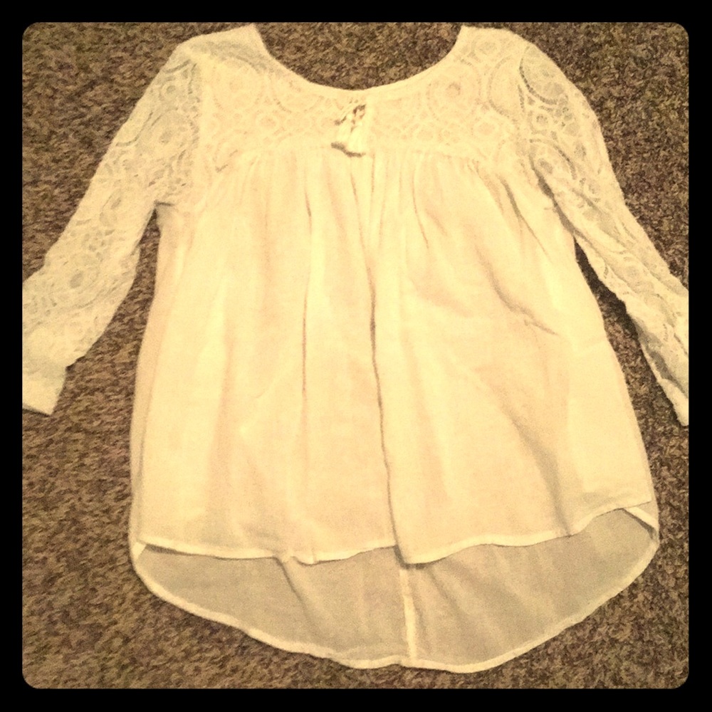 White Lace Blouse